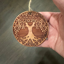 Load image into Gallery viewer, Personalized Celtic Tree of Life - Cedar Ornament