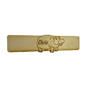 Bookmark - Personalized Hippo - Bookmark