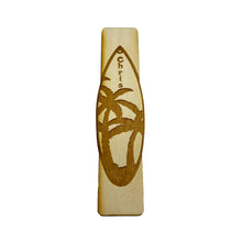 Load image into Gallery viewer, Bookmark - Personalized Palm Tree Surfboard - Bookmark