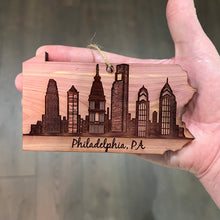 Load image into Gallery viewer, Philadelphia PA - Cedar Ornament