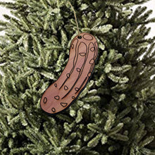 Load image into Gallery viewer, Pickle - Cedar Ornament