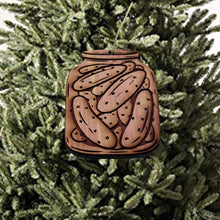 Load image into Gallery viewer, Pickle Jar - Cedar Ornament