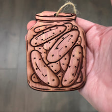 Load image into Gallery viewer, Pickle Jar - Cedar Ornament