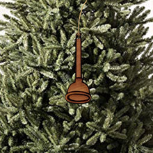 Load image into Gallery viewer, Plunger - Cedar Ornament