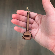 Load image into Gallery viewer, Plunger - Cedar Ornament