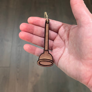 Plunger - Cedar Ornament