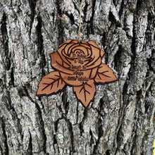 Load image into Gallery viewer, ROSE It takes a big heart to shape little minds - Cedar Ornament