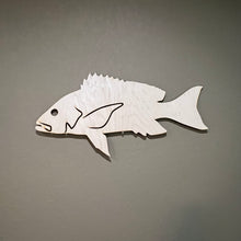 Load image into Gallery viewer, Red Snapper fish Sign 19x9