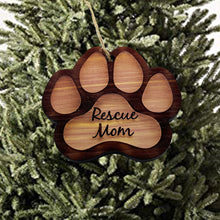 Load image into Gallery viewer, Rescue Mom - Cedar Ornament