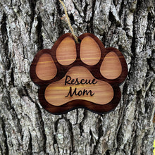 Load image into Gallery viewer, Rescue Mom - Cedar Ornament