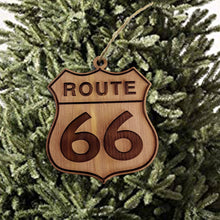 Load image into Gallery viewer, Route 66 - Cedar Ornament