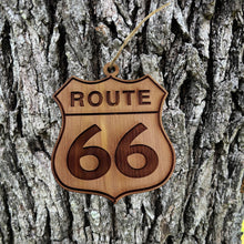 Load image into Gallery viewer, Route 66 - Cedar Ornament