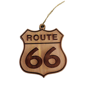 Route 66 - Cedar Ornament