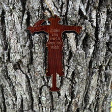 Load image into Gallery viewer, SCARECROW it takes a big heart to shape little minds - Cedar Ornament