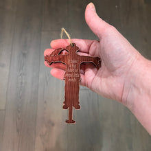 Load image into Gallery viewer, SCARECROW it takes a big heart to shape little minds - Cedar Ornament