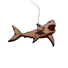 Load image into Gallery viewer, SHARK it takes a big heart to shape little minds - Cedar Ornament