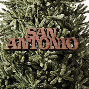 San Antonio - Cedar Ornament