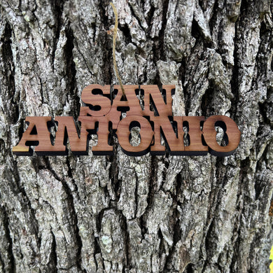 San Antonio - Cedar Ornament