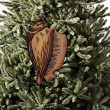 Load image into Gallery viewer, Seashell - Cedar Ornament