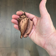 Load image into Gallery viewer, Seashell - Cedar Ornament