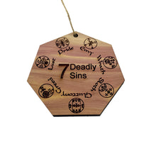 Load image into Gallery viewer, Seven Deadly Sins - Cedar Ornament