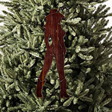 Load image into Gallery viewer, Sexy Cowgirl - Cedar Ornament