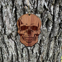 Load image into Gallery viewer, Skull - Cedar Ornament