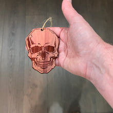 Load image into Gallery viewer, Skull - Cedar Ornament