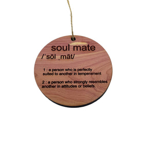 Soulmate - Cedar Ornament