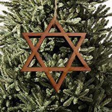 Load image into Gallery viewer, Star of David - Cedar Ornament