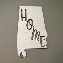 Load image into Gallery viewer, State Home Alabama 19x12 Sign