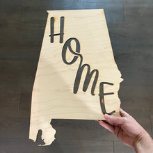 Load image into Gallery viewer, State Home Alabama 19x12 Sign