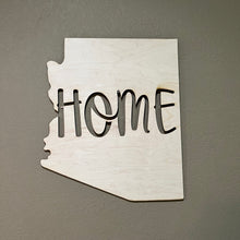 Load image into Gallery viewer, State Home Arizona 15x17 Sign