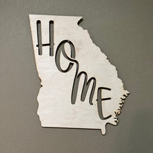 Load image into Gallery viewer, State Home Georgia 19x14 Sign