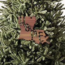 Load image into Gallery viewer, State Home Louisiana - Cedar Ornament