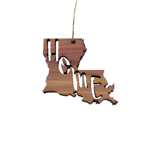 State Home Louisiana - Cedar Ornament