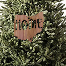 Load image into Gallery viewer, State Home Ohio - Cedar Ornament