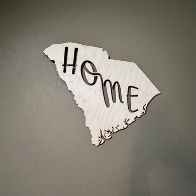 State Home South Carolina 19x14 Sign
