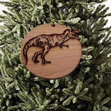 Load image into Gallery viewer, TRex Dinosaur - Cedar Ornament