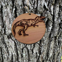 Load image into Gallery viewer, TRex Dinosaur - Cedar Ornament