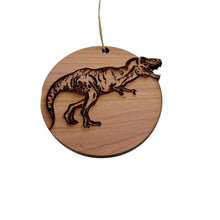 Load image into Gallery viewer, TRex Dinosaur - Cedar Ornament