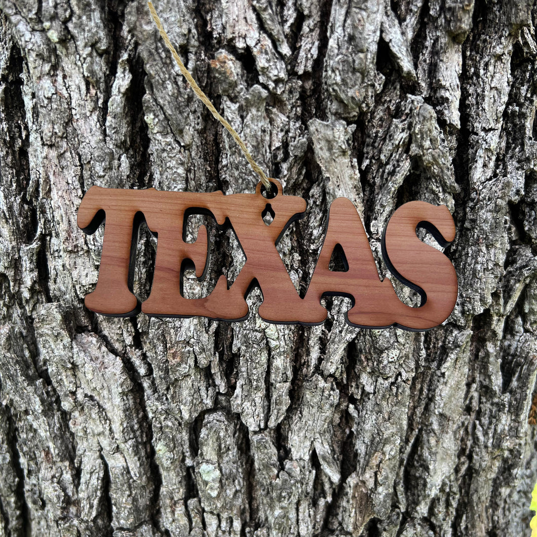 Texas - Cedar Ornament