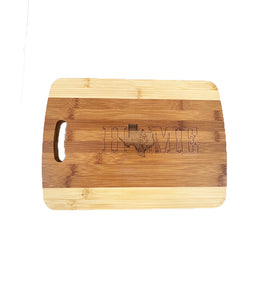 Texas Home Bluebonnets Cutting Board 14''x9.5''x.5'' Bamboo