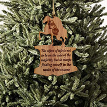 Load image into Gallery viewer, The Object of Life Marcus Aurelius CEDAR Ornament