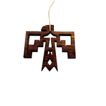 Load image into Gallery viewer, Thunderbird Native American - Cedar Ornament