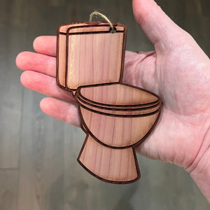 Toilet - Cedar Ornament