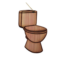 Load image into Gallery viewer, Toilet - Cedar Ornament