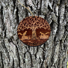 Load image into Gallery viewer, Two Squirrels and Tree of Life - Cedar Ornament