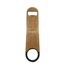 Load image into Gallery viewer, Viking Toast - WOODEN Bottle Opener