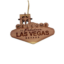 Load image into Gallery viewer, Welcome to Las Vegas - Cedar Ornament